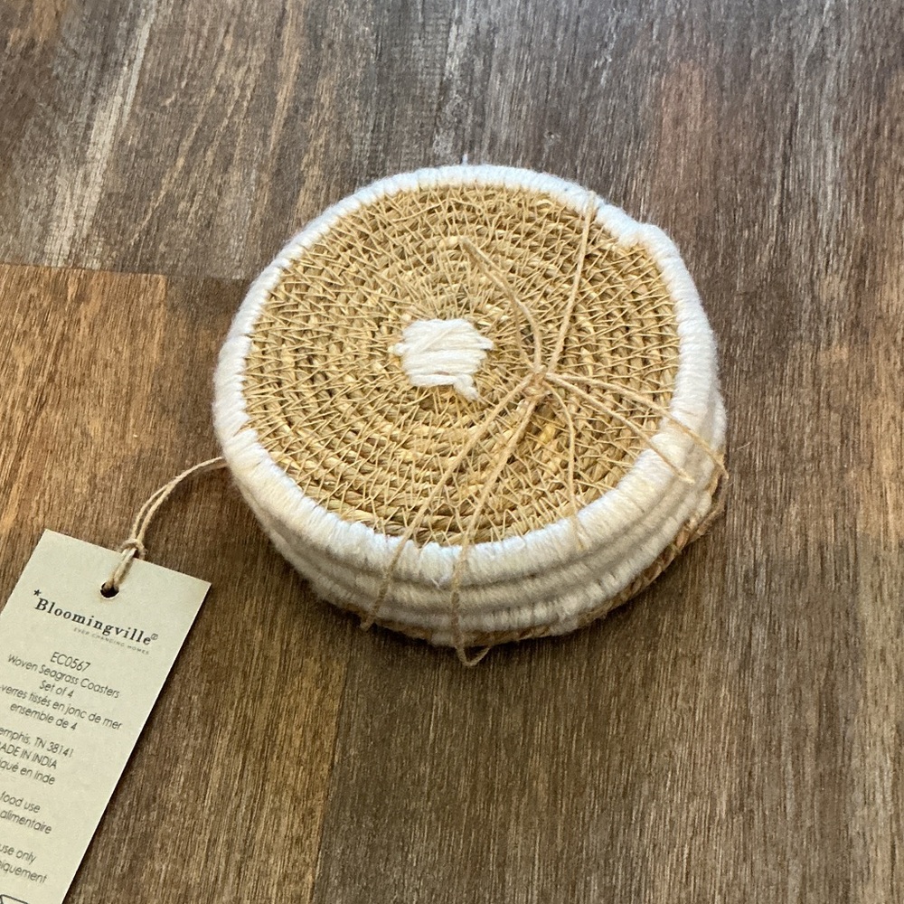 Bloomingville Natural Jute Coasters - Set of 4